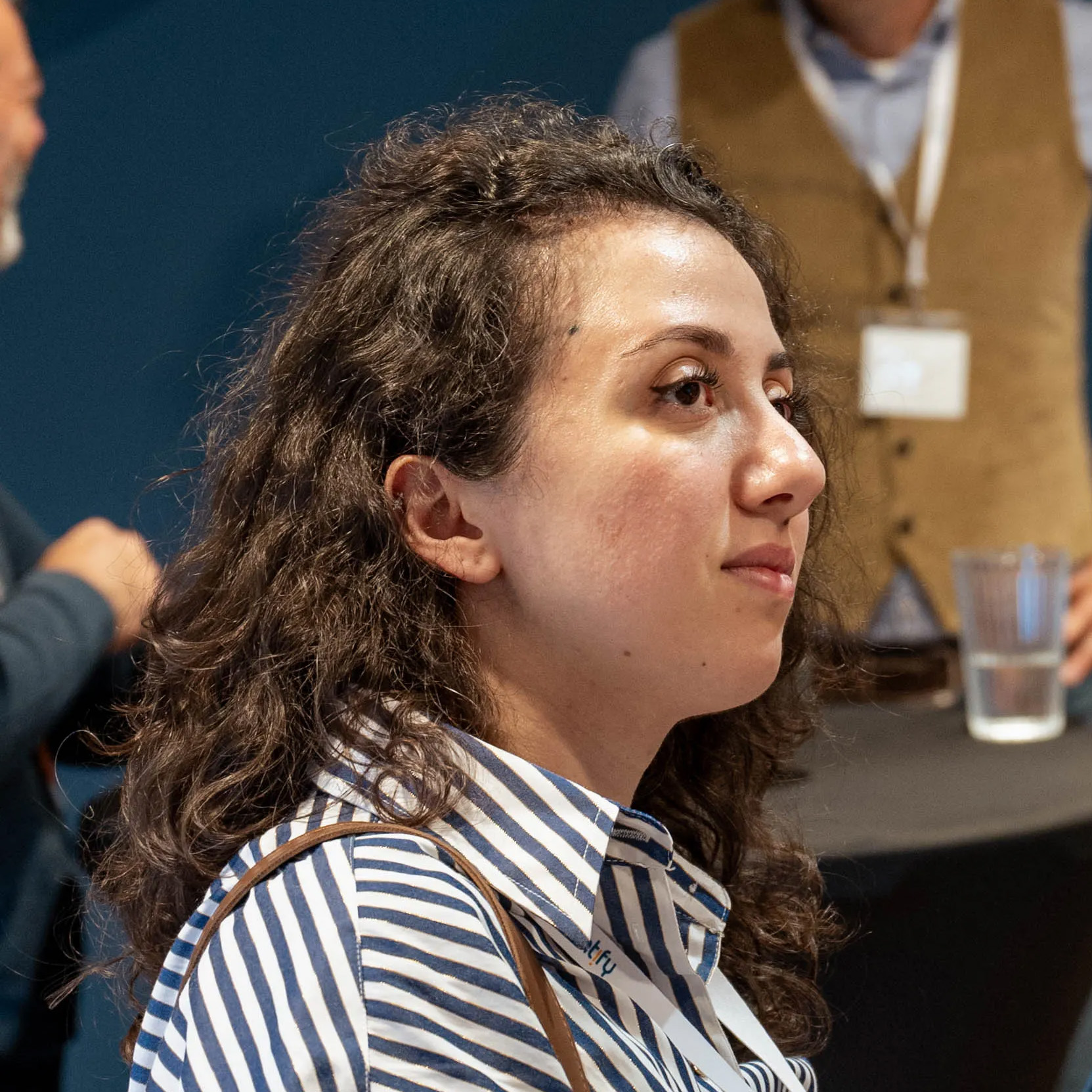 Eda cam tijdens een inspirerend event voor professionals